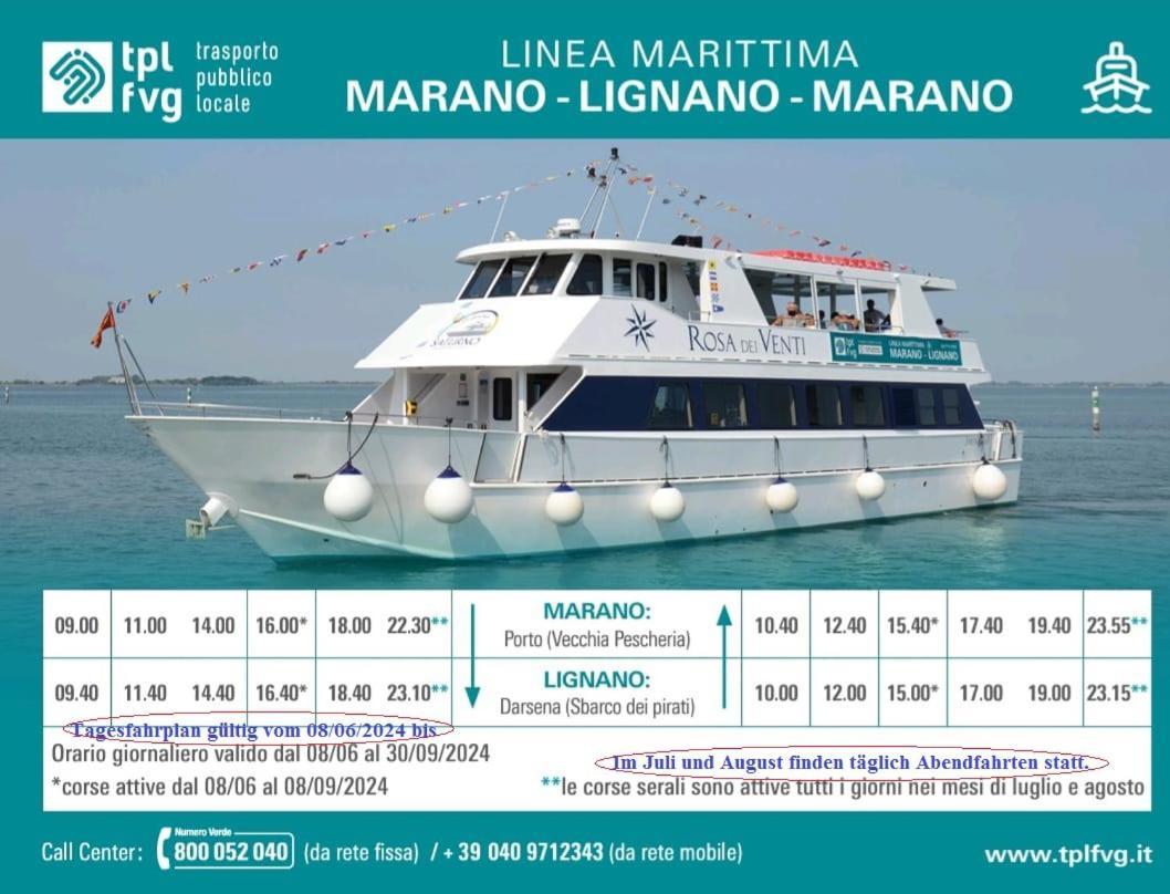 Casa Martina "Holiday Home" Marano Lagunare Kültér fotó